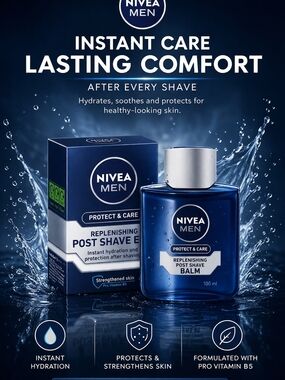 Nivea Men Protect & Care Replenishing Post-Shave Balm - Blue